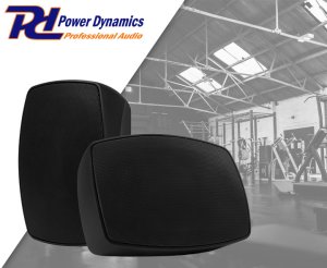 Zestaw kolumn instalacyjnych BHW60BK 6" 120W 100V Power Dynamics one size 2