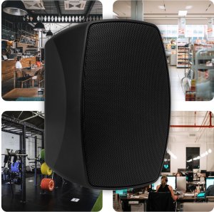 Zestaw kolumn instalacyjnych BHW60BK 6" 120W 100V Power Dynamics one size 3