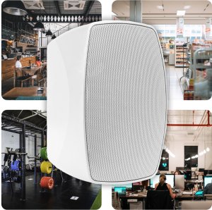 Kolumna Power Dynamics Zestaw kolumn instalacyjnych BHW40WH IPX5 4" 60W 100V 8Ohm białe one size 3