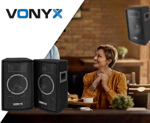 Zestaw kolumn pasywnych 6'' 250W Vonyx SL6 one size 2