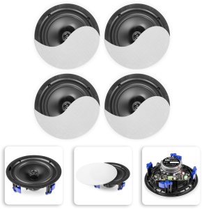 Zestaw głośników sufitowych 4szt NCBT604 6,5" biały one size 15