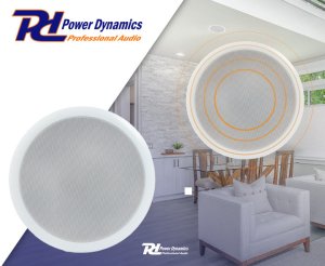 Power Dynamics Głośnik sufitowy 8' 100V CSPB8 one size 2