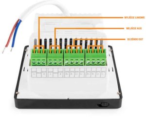 Power Dynamics Zestaw: Wzmacniacz audio z 4 głośnikami sufitowymi Powerline A100B one size 13