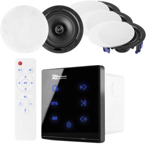 Power Dynamics Zestaw: Wzmacniacz audio z 4 głośnikami sufitowymi Powerline A100B one size 2