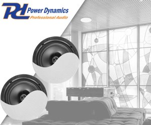 Power Dynamics Zestaw 2 głośników sufitowych NCBT6 z Bluetooth 6,5" 60W białe one size 15