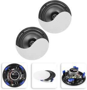 Power Dynamics Zestaw: 2szt głośników sufitowych BT 8" biały NCBT8 one size 9