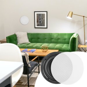 Power Dynamics Niskoprofilowy głośnik sufitowy 1szt NCBT601 BT 6,5" white one size 12