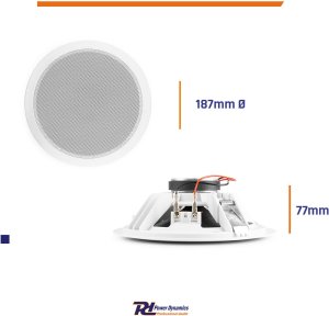 Głośnik sufitowy 1szt CSPS6 16 omów 6,5" Power Dynamics one size 11