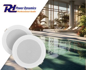 Power Dynamics Zestaw głośników sufitowych MSLP50 5" niskoprofilowych o mocy 80 W one size 2