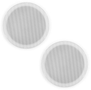 Power Dynamics Zestaw głośników sufitowych MSLP65 6" niskoprofilowych o mocy 100 W one size 14