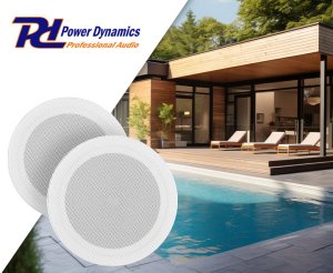 Power Dynamics Zestaw głośników sufitowych MSLP65 6" niskoprofilowych o mocy 100 W one size 5