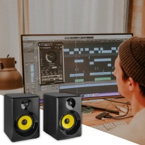 Aktywne monitory studyjne Vonyx SMN30B 60W - czarne one size 11