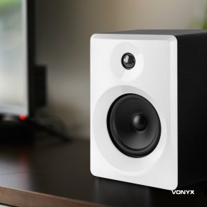 Vonyx SMN50W aktywne monitory studyjne głośniki 140W - białe one size 11