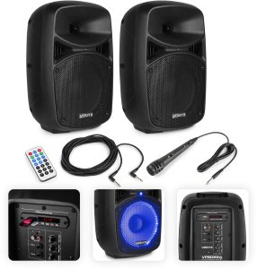 Zestaw nagłośnieniowy Plug&Play 400W Vonyx VPS082A one size 4