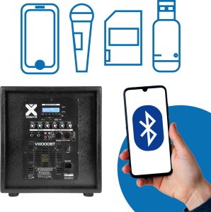 Zestaw nagłośnieniowy 1000W Vonyx VX1000BT one size 17