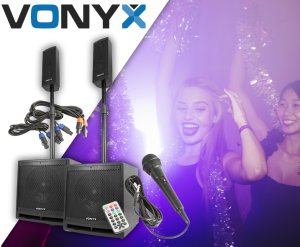 Zestaw nagłośnieniowy 1000W Vonyx VX1000BT one size 20