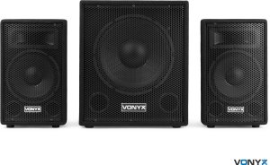 Kolumna Vonyx Zestaw nagłośnieniowy aktywny 800W VX0812BT 2.1 12 one size 18