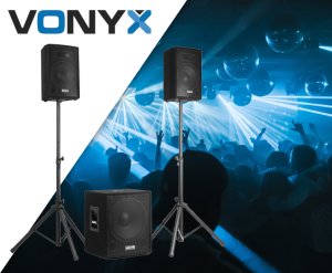 Kolumna Vonyx Zestaw nagłośnieniowy aktywny 800W VX0812BT 2.1 12 one size 20