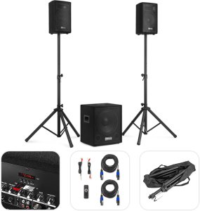 Kolumna Vonyx Zestaw nagłośnieniowy aktywny 1000W VX1015BT 2.1 15 one size 2