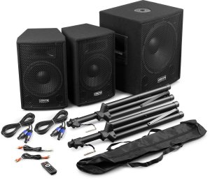 Kolumna Vonyx Zestaw nagłośnieniowy aktywny 1000W VX1015BT 2.1 15 one size 9