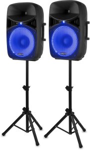 Kolumna Vonyx Zestaw nagłośnieniowy aktywny 1000W statywy mikrofon one size 2