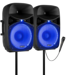 Kolumna Vonyx Zestaw nagłośnieniowy aktywny 1000W statywy mikrofon one size 22
