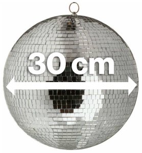 Kula lustrzana 30cm z napędem one size 3