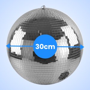 Kula lustrzana 30cm z napędem one size 5