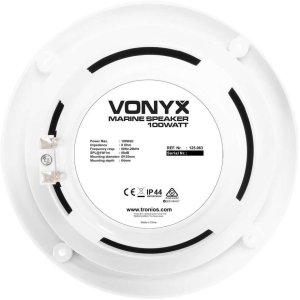 Vonyx Głośniki sufitowe wodoodporne 2x 100W MSV65 one size 4