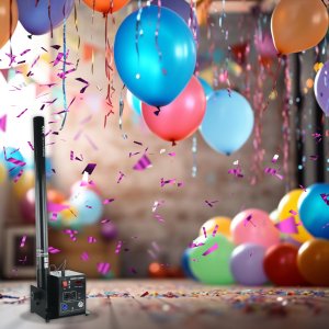 Pojedyncza elektryczna wyrzutnia konfetti DMX pilot BLAST100 Firefog one size 11