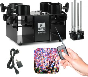Poczwórna elektryczna wyrzutnia konfetti BLAST400 Firefog one size 1