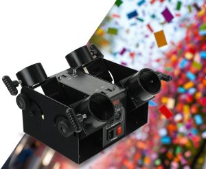 Poczwórna elektryczna wyrzutnia konfetti BLAST400 Firefog one size 11