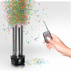 Poczwórna elektryczna wyrzutnia konfetti BLAST400 Firefog one size 12