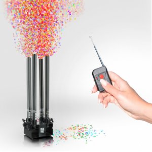 Poczwórna elektryczna wyrzutnia konfetti BLAST400 Firefog one size 13