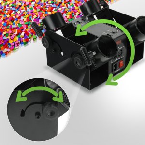 Poczwórna elektryczna wyrzutnia konfetti BLAST400 Firefog one size 14