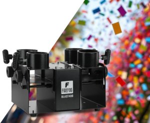 Poczwórna elektryczna wyrzutnia konfetti BLAST400 Firefog one size 2