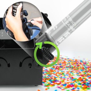 Poczwórna elektryczna wyrzutnia konfetti BLAST400 Firefog one size 10