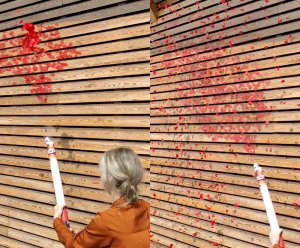 Tuba - wyrzutnia konfetti 60 cm - czerwone serca one size 12