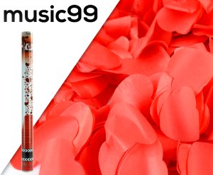 Tuba - wyrzutnia konfetti 60 cm - czerwone serca one size 3