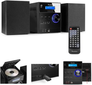 Mikrowieża Metz HiFi Czarny Audizio one size 19