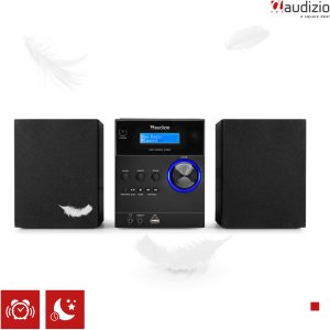 Mikrowieża Metz HiFi Czarny Audizio one size 10