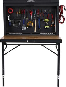 Lifetime Naścienny stół warsztatowy czarny (80421) 6