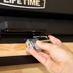 Lifetime Naścienny stół warsztatowy czarny (80421) 7