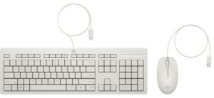 hp inc. Zestaw Klawiatura i mysz 225 przewodowe G2 biały AW5S6AA#ABB 1