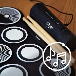 V-TONE RD7 perkusja elektroniczna zwijana USB-C AU 5