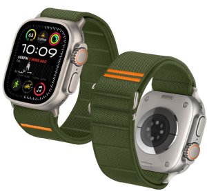 TECH-PROTECT NYLON SLIP APPLE WATCH 6 / 7 / 8 / 9 / 10 / SE / ULTRA 1 / 2 (44 / 45 / 46 / 49 MM) KHAKI 1