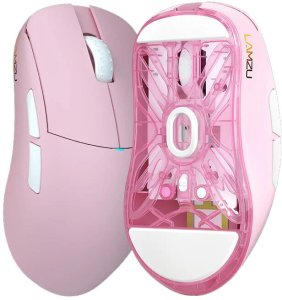 Lamzu Atlantis MINI Gaming Maus - Champion Edition - pink 4