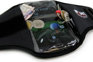 Body Sculpture Opaska na ramię do biegania Arm Wallet czarna (BP204) 4