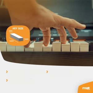 Pianino cyfrowe ważone pełnowymiarowe 88-klawiszowe RhapsodyDP88P Max + statyw one size 11