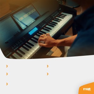 Pianino cyfrowe 61-klawiszowe ze statywem RhapsodyDP61 Max one size 11